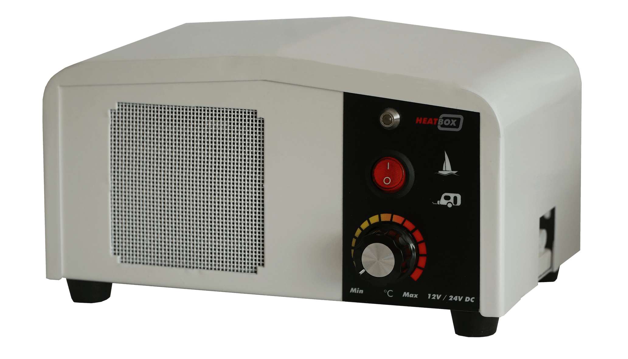 Heatbox Mini 24V 200W - 400W Krem Fanlı Isıtıcı