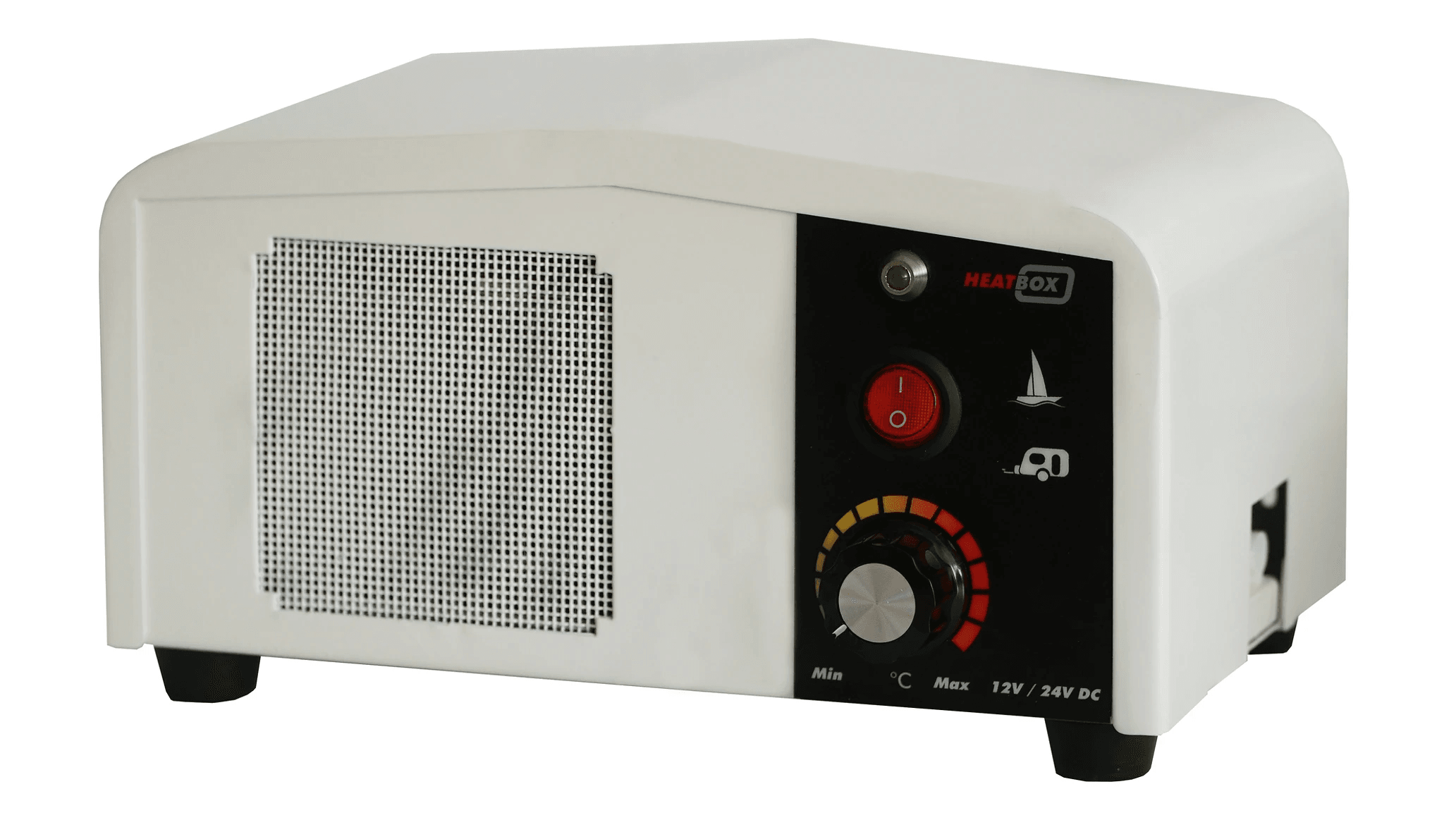 Heatbox Mini 12V 100W - 200W Krem Fanlı Isıtıcı