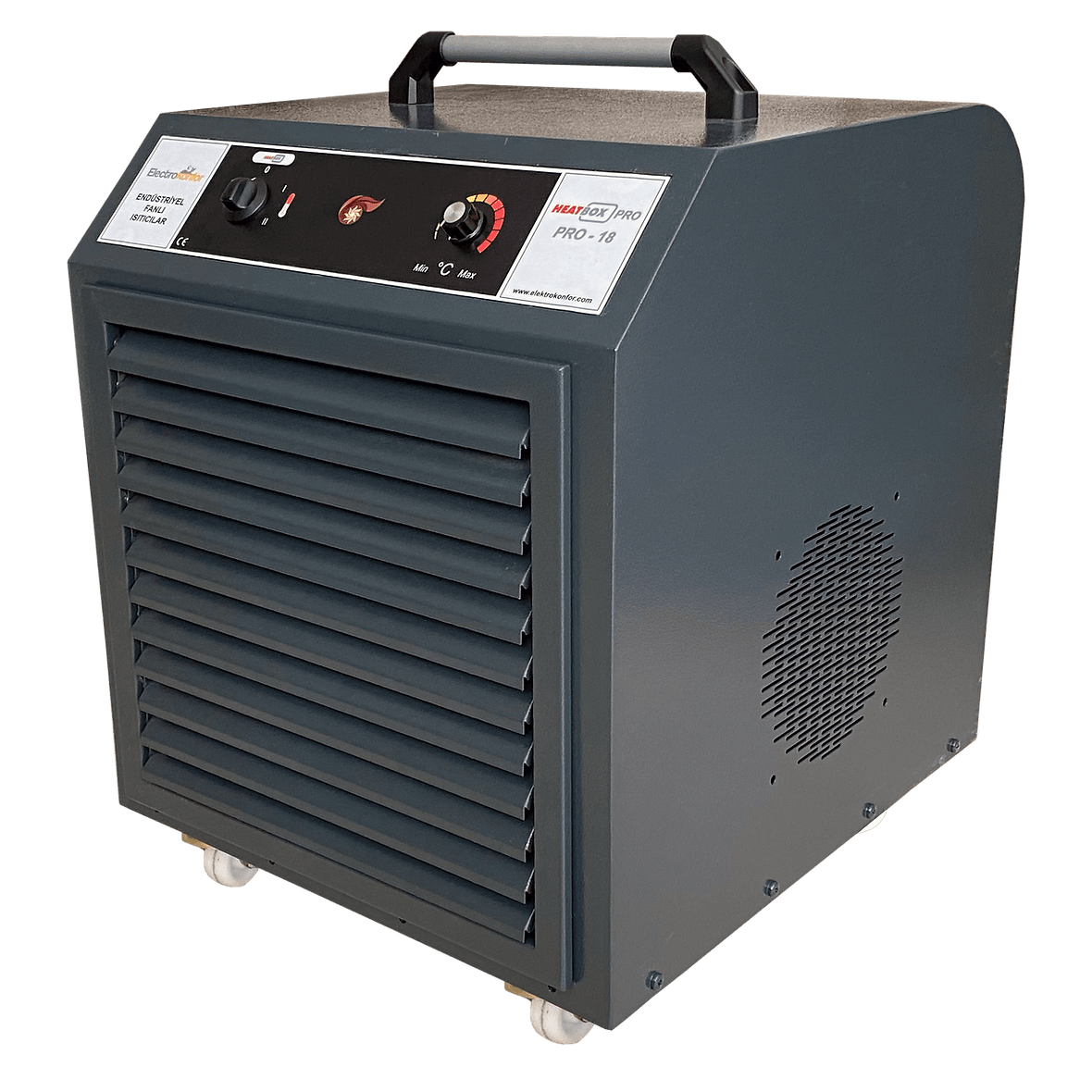 Heatbox Pro 9000W - 18000W Füme Fanlı Isıtıcı